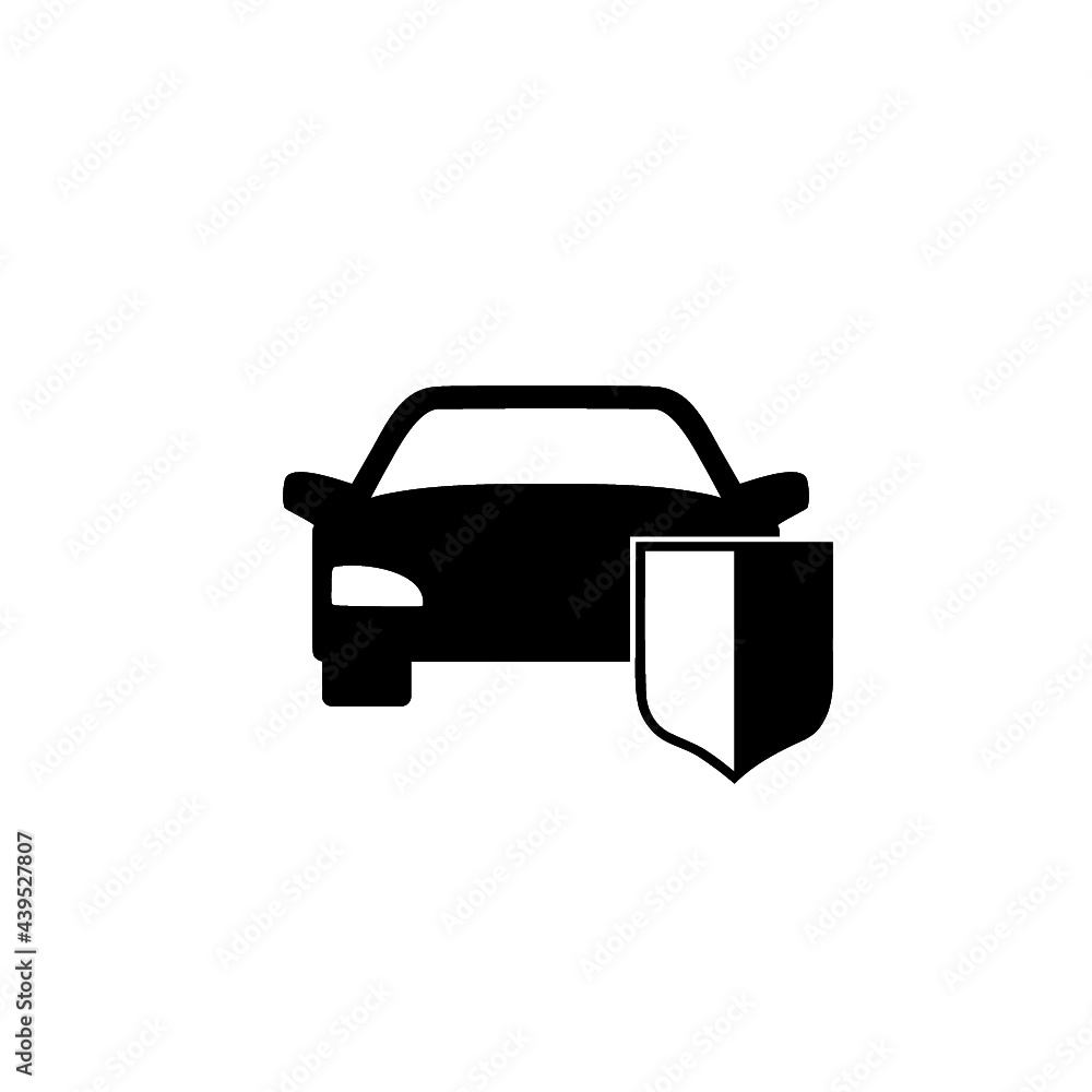 Safety car icon isolated on white background Safety car icon isolated on white background