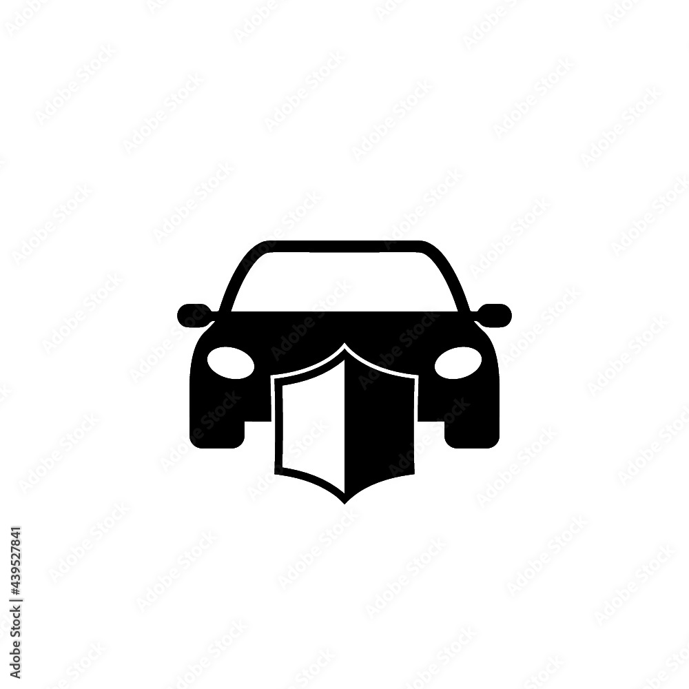 Safety car icon isolated on white background Safety car icon isolated on white background
