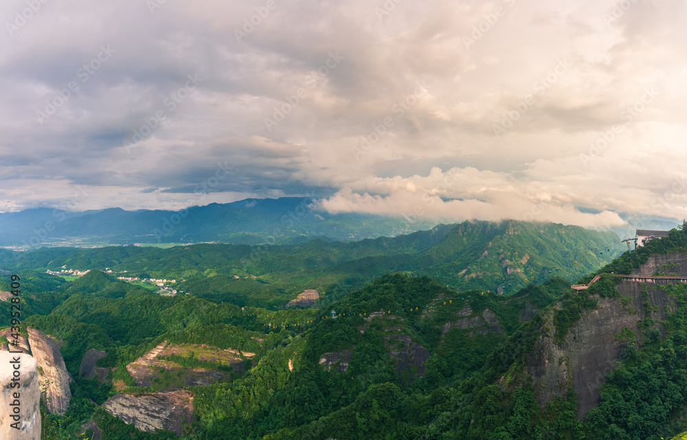 asia,blue,candle,candle peak,china,chinese,countryside,countryside landscape,danxia,exotic,field,formation,geological,geology,geopark,grass,green,heritage,hill,hunan,landform,landscape,langshan,meadow