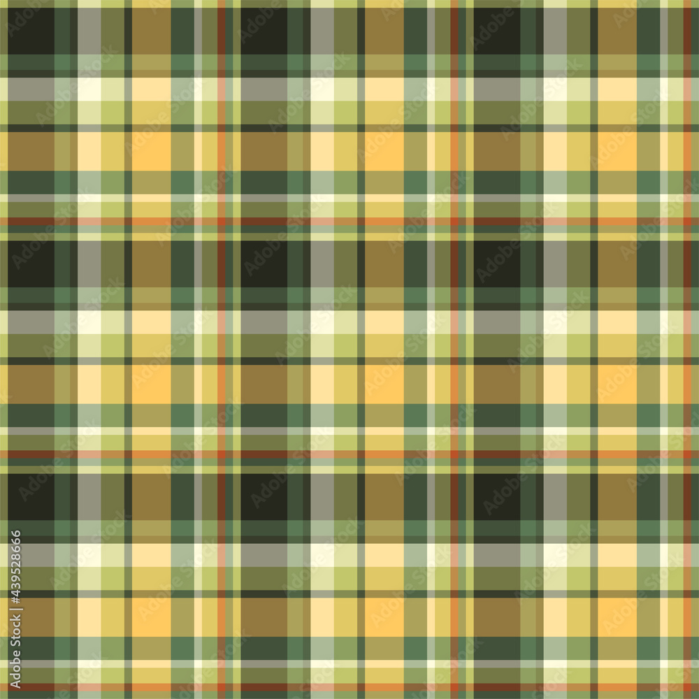 Plaid seamless pattern. Vector background of textile ornament. Flat fabric design. Plaid seamless pattern. Vector background of textile ornament. Flat fabric design.