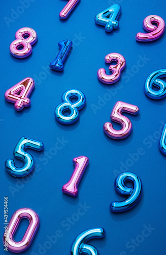 Chrome Balloon Numbers