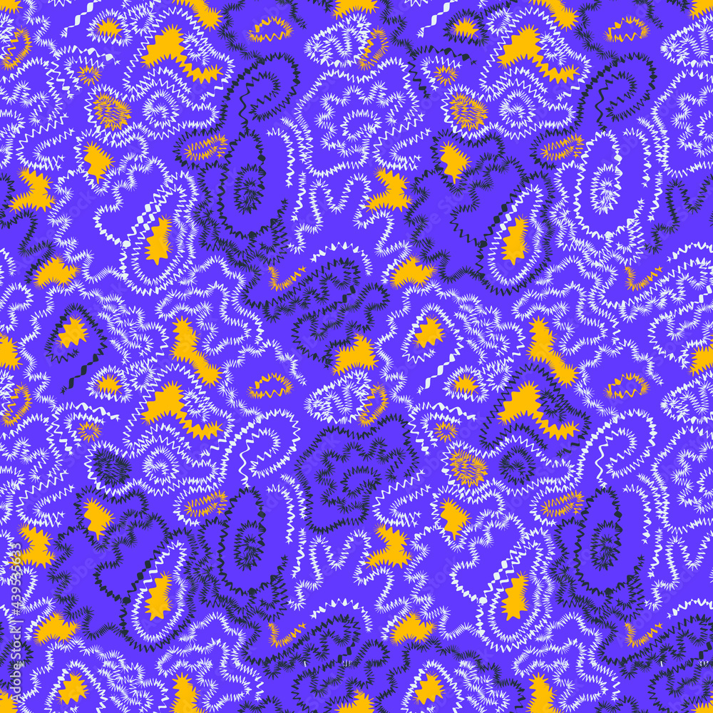 Seamless artwork with cute hand drawn abstract line pattern Seamless artwork with cute hand drawn abstract line pattern