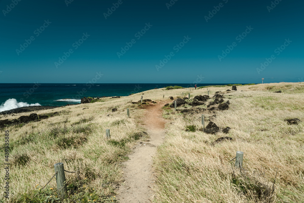Kaena Point State Park, Oahu, Hawaii. 