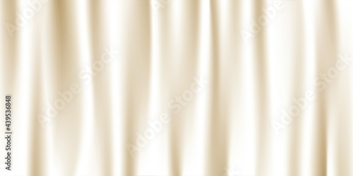 Abstract vector background luxury biege or cream cloth or liquid wave Abstract biege fabric texture background. Cloth soft wave. Creases of satin, silk, cotton,flag