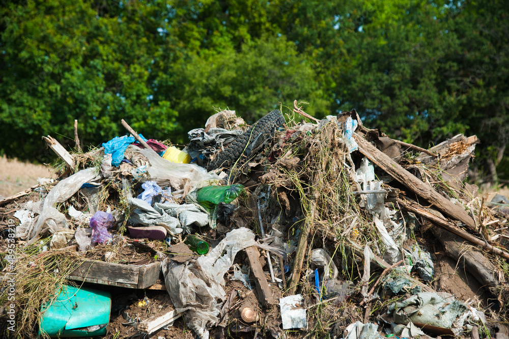 Dump in the middle of the forest