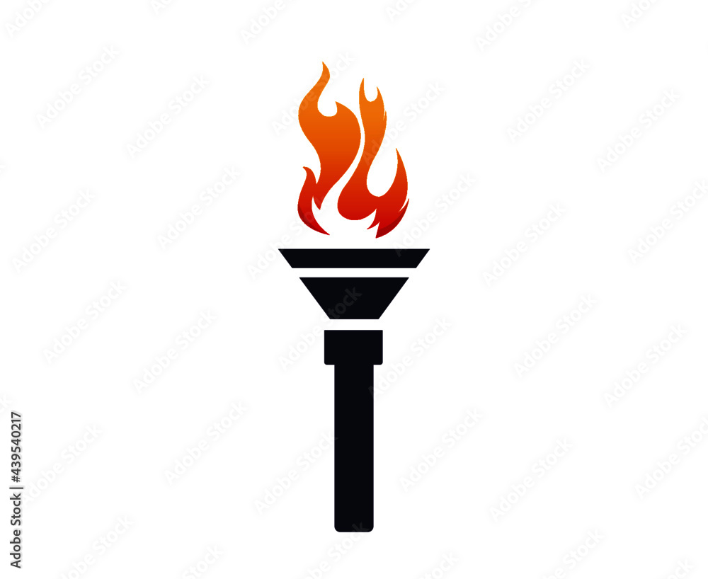 design Blue torch Flaming on Background White abstract illustration
design Blue torch Flaming on Background White abstract illustration
