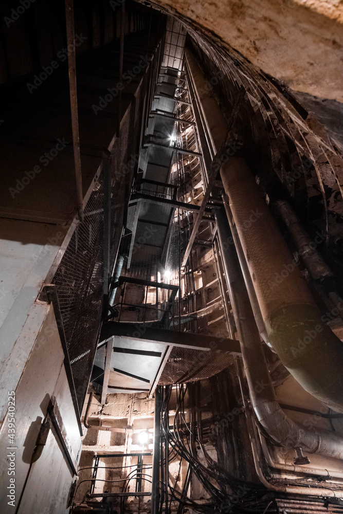 Fototapeta premium Underground bombshelter in sovetion Moscow