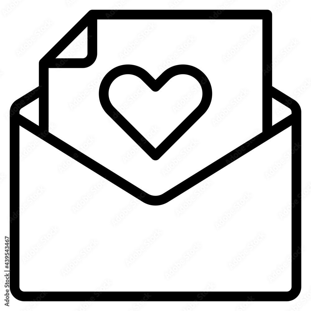 envelope outline style icon envelope outline style icon