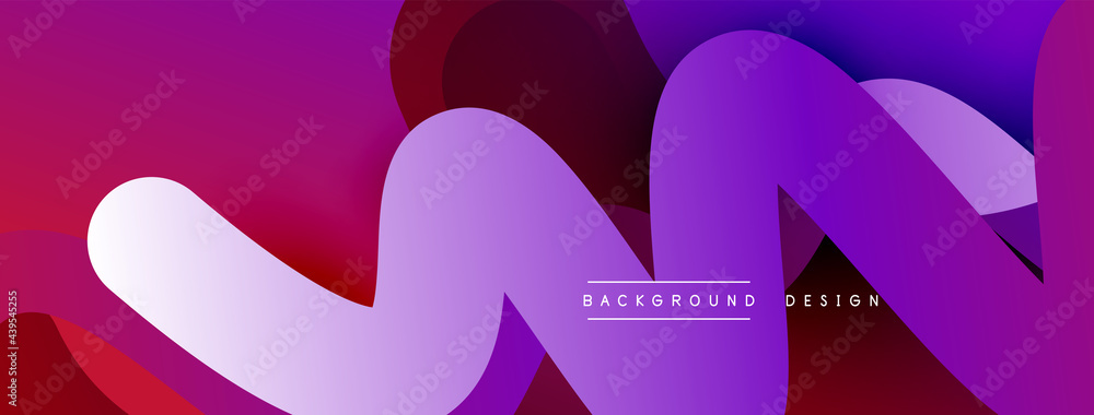 Abstract overlapping lines and circles geometric background with gradient colors Abstract overlapping lines and circles geometric background with gradient colors