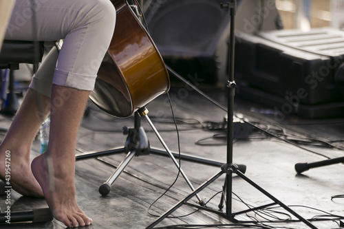 close up with cello player photo