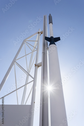 Rocket at Woomera. South Australia. photo