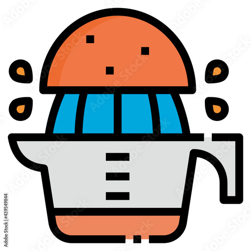 squeezer line icon