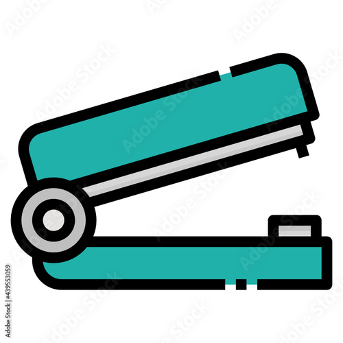 stapler line icon