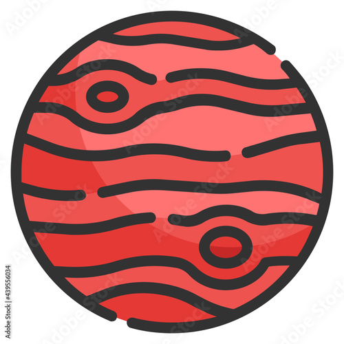 jupiter line icon