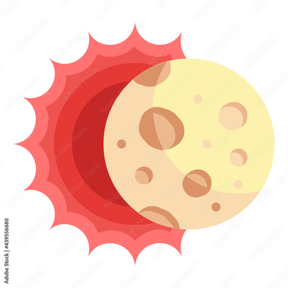 eclipse flat icon eclipse flat icon