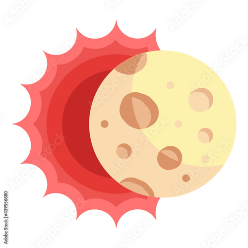 eclipse flat icon