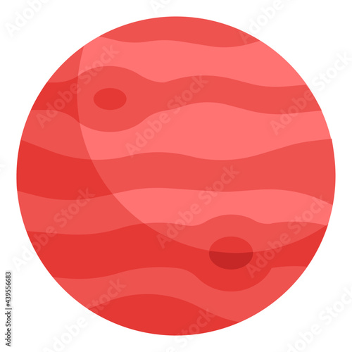 jupiter flat icon