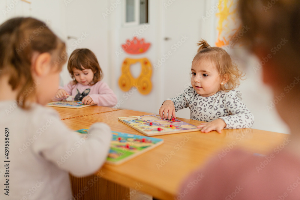 group of children playing group of children playing