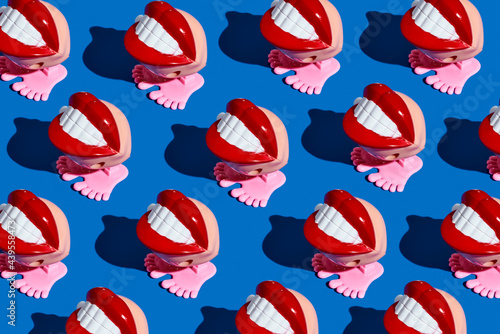 chattering teeth mosaic