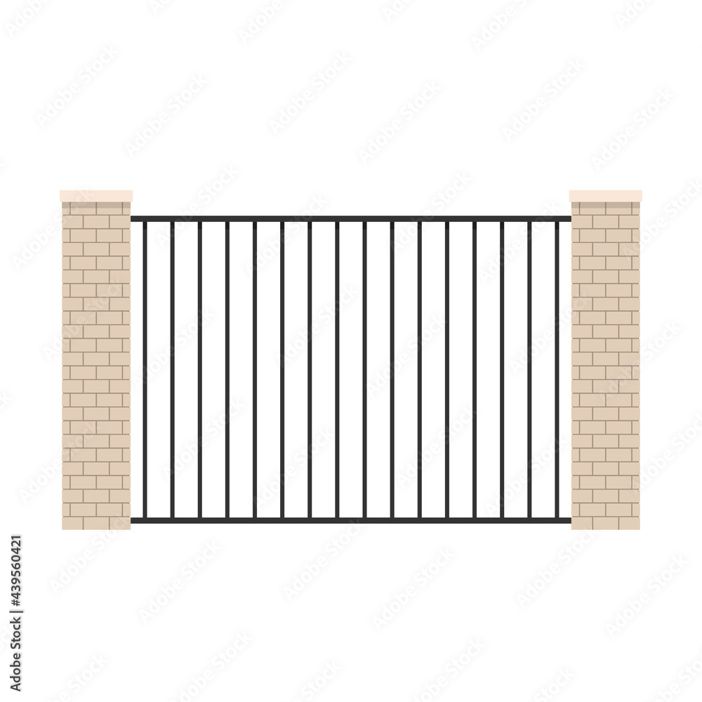 Wall fence vector. railing vector. wallpaper. free space for text. copy space. fence vector. Wall fence vector. railing vector. wallpaper. free space for text. copy space. fence vector.