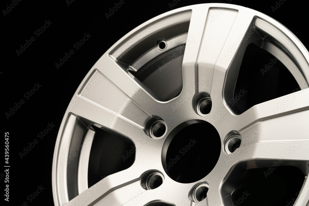 a fragment of the new alloy wheels for the SUV. Auto parts and tuning