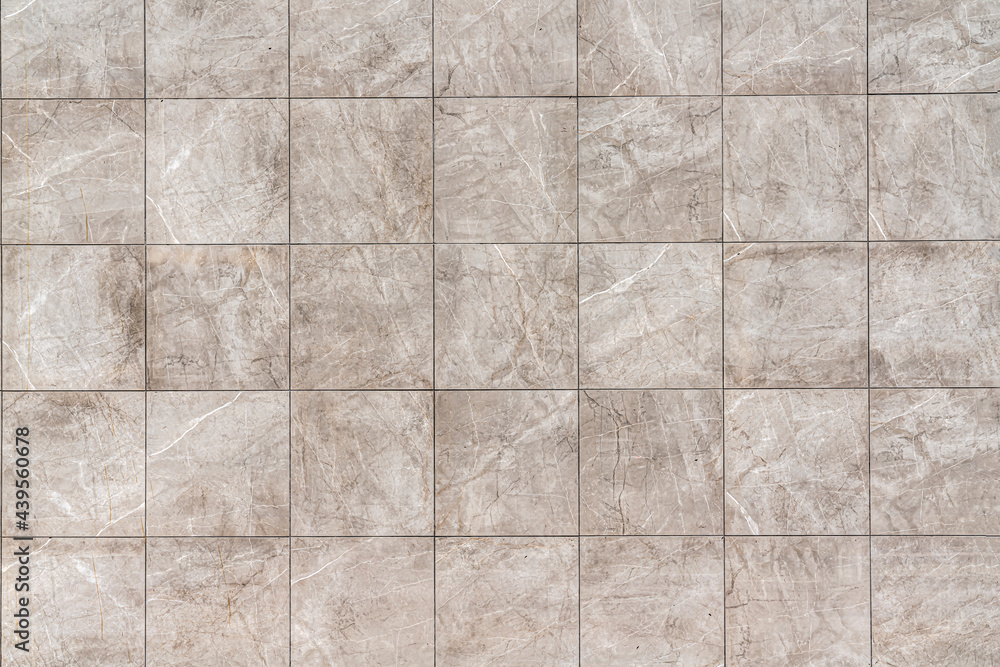 Naklejka premium background marble tile floor, stone texture wall