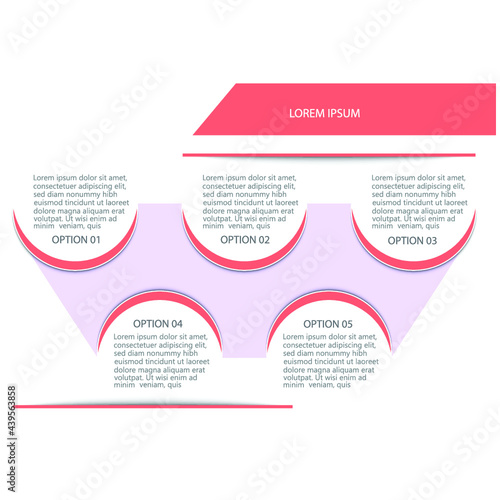 Infographic elements for annual reports