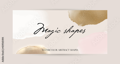 abstract pink gold luxury vector background template for beauty, make up, jewelry, wedding content. Suitable for social media, invitation cover, business card.