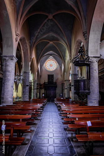 L'église du couvent des augustins à Crémieu