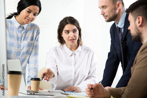 Business people working together in the office