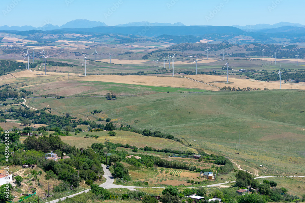 fields of the province of Cadiz with windmills, wind farm. Andalusia. Spain. Europe.
fields of the province of Cadiz with windmills, wind farm. Andalusia. Spain. Europe.