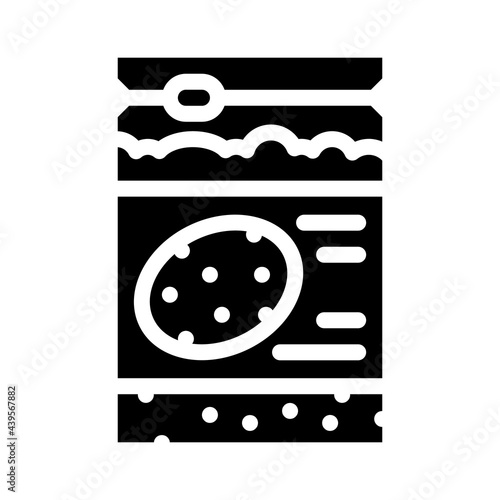 sorghum gluten free glyph icon vector. sorghum gluten free sign. isolated contour symbol black illustration