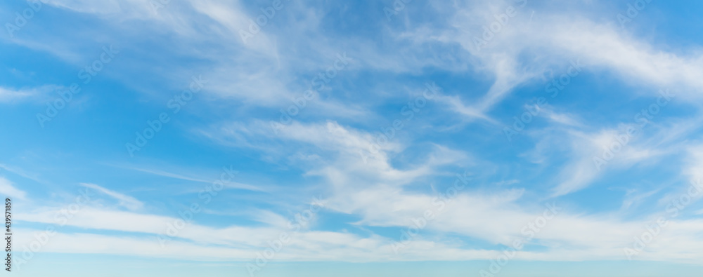 Blue sky with clouds in springtime in Sardinia Blue sky with clouds in springtime in Sardinia