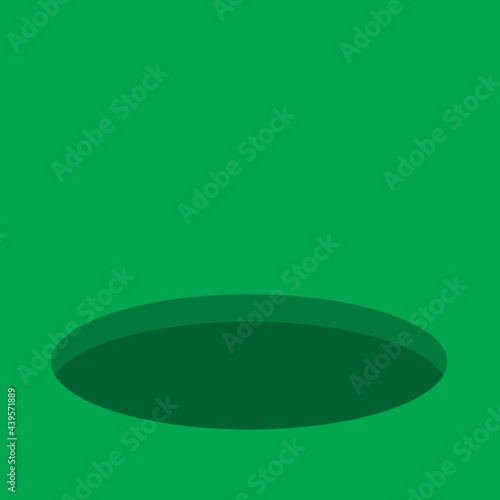 Pit vector background. Hole background. Vector illustration.