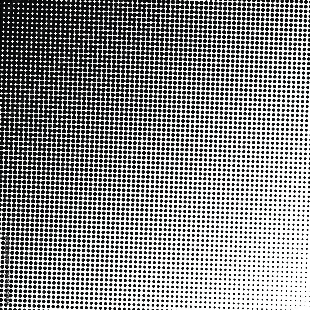 Black polka dot halftone background. Vector illustration. Black polka dot halftone background. Vector illustration.
