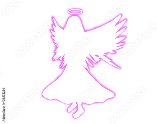 Archangel shining in pink