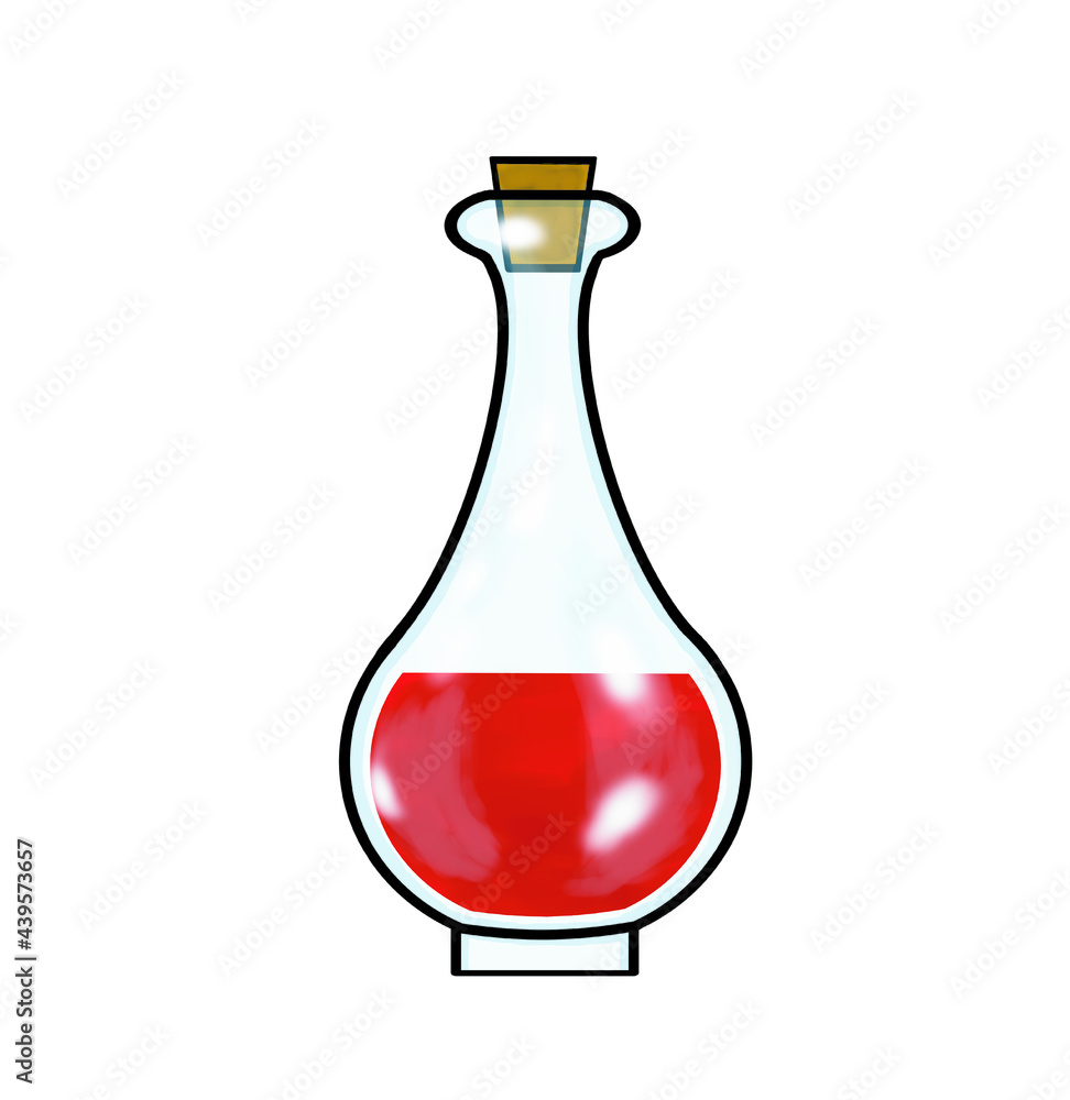 Red potion illustration Red potion illustration