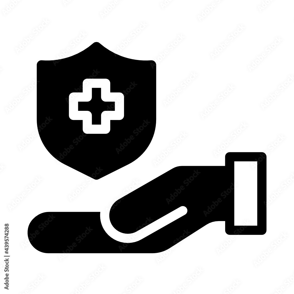hand solid glyph icon hand solid glyph icon