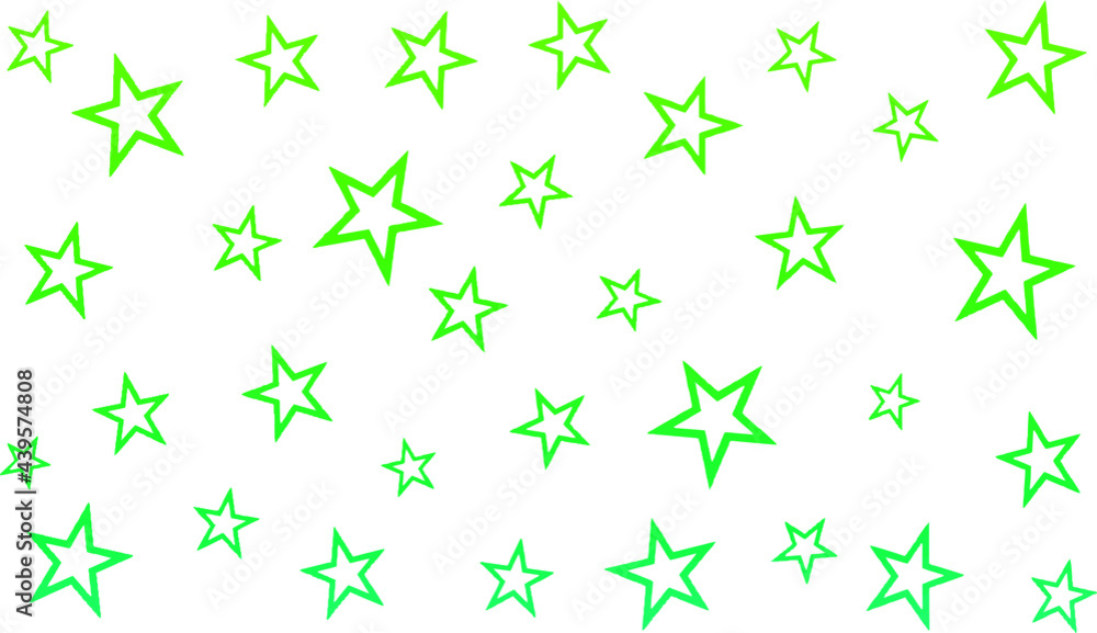 Green star ring pattern Green star ring pattern