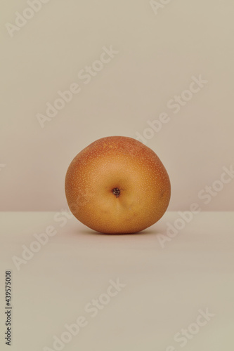 apple on table photo