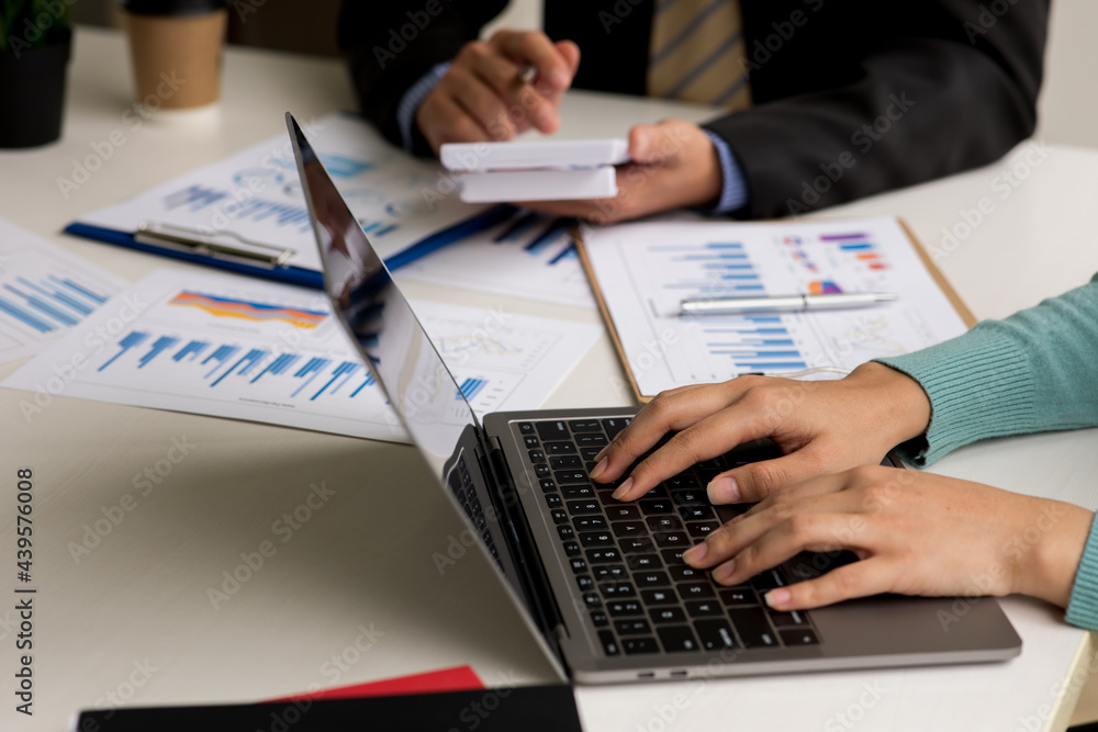 Team of business working together Creative in modern office, charts report and graphs banner, double exposure successful teamwork business planning concept. Team of business working together Creative in modern office, charts report and graphs banner, double exposure successful teamwork business planning concept.