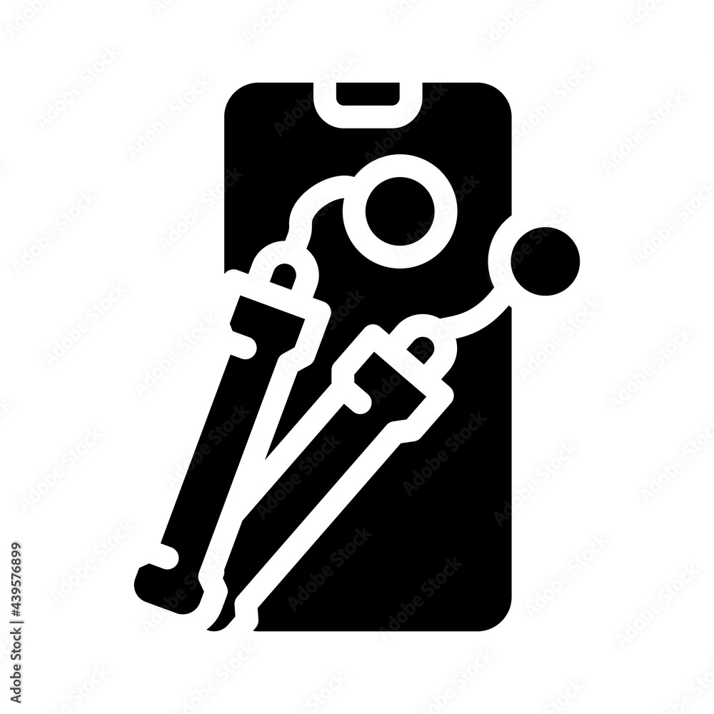 electronic skipping rope gym device glyph icon vector. electronic skipping rope gym device sign. isolated contour symbol black illustration electronic skipping rope gym device glyph icon vector. electronic skipping rope gym device sign. isolated contour symbol black illustration