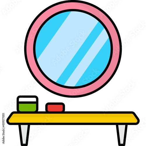 hallway mirror icon