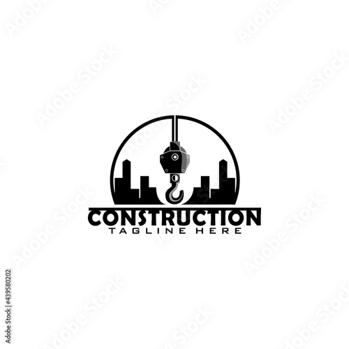 Crane construction design logo inspiration