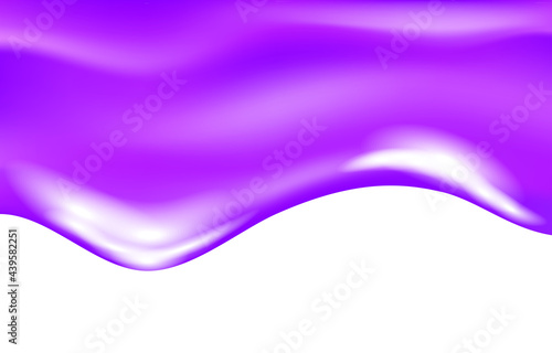 Dripping purple blueberry  liquid, donut, yogurt with jam, ice cream.