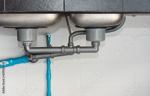 Sewer system from home sinks Specially designed. To ensure complete