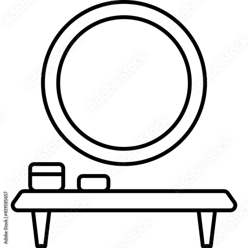 hallway mirror icon