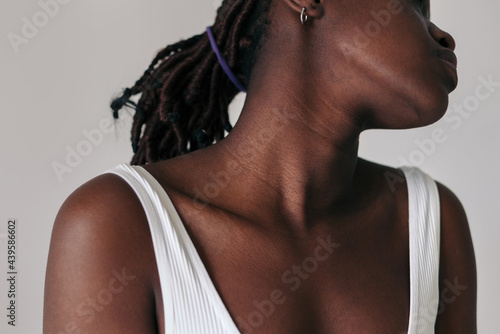 African woman's neck photo