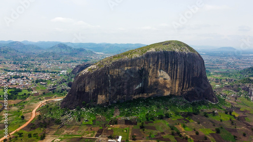 Scenic view of Zuma Rock Nigeria 