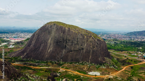 Scenic view of Zuma Rock Nigeria  photo